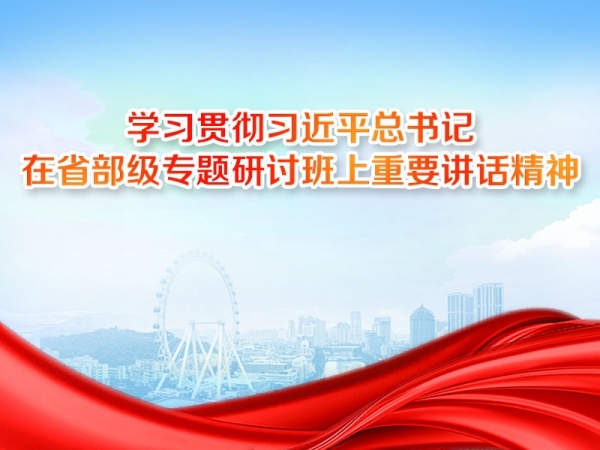 學(xué)習(xí)貫徹習(xí)近平總書(shū)記在省部級(jí)專(zhuān)題研討班上重要講話(huà)精神